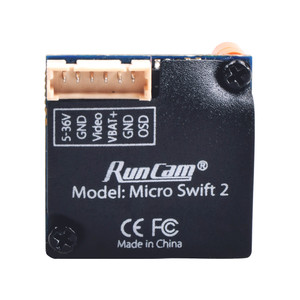 RunCam Micro Swift 2 Micro Swift II built-in OSD low voltage alarm 600TVL