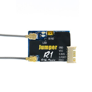 jumper r1 mini receiver 16ch sbus rx compatible frsky d16 transmitter radio remote control for rc drone fpv racing multi rotor Приемник