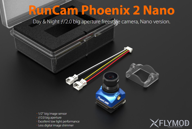 Камера для fpv runcam phoenix 2 nano 1000tvl 1 2  cmos 4 3 16 9 pal ntsc