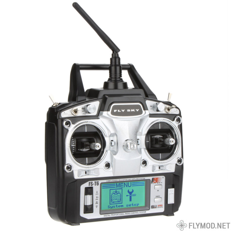 Аппаратура радиоуправления Flysky FS-T6 с приемником R6B