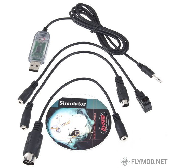 USB симулятор полета FMS  Набор кабелей