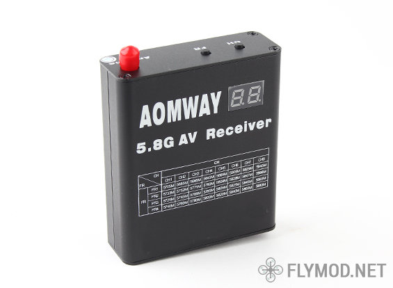Приемник видео FPV Aomway 5 8Ghz c записью видео DVR 32 канала