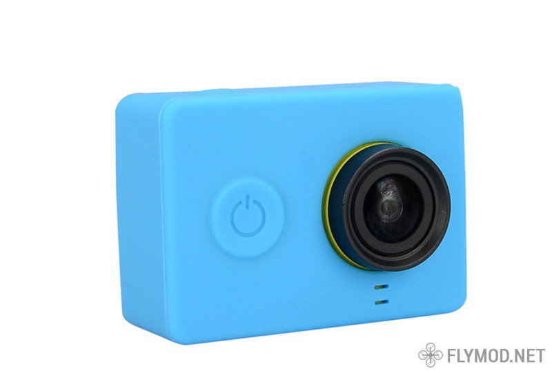 Защитный силиконовый чехол для экшн камеры Xiaomi Yi синий