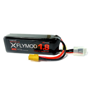 Аккумулятор LiPo Flymod 1800 mAh 4s 14 8V с большим током разряда 60C