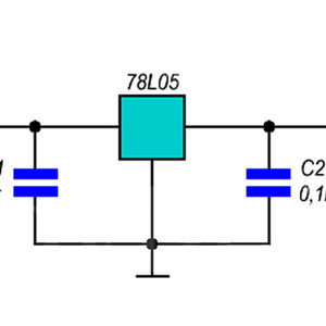 Микросхема понижающего регулятора напряжения на 5 Вольт  схема подключения