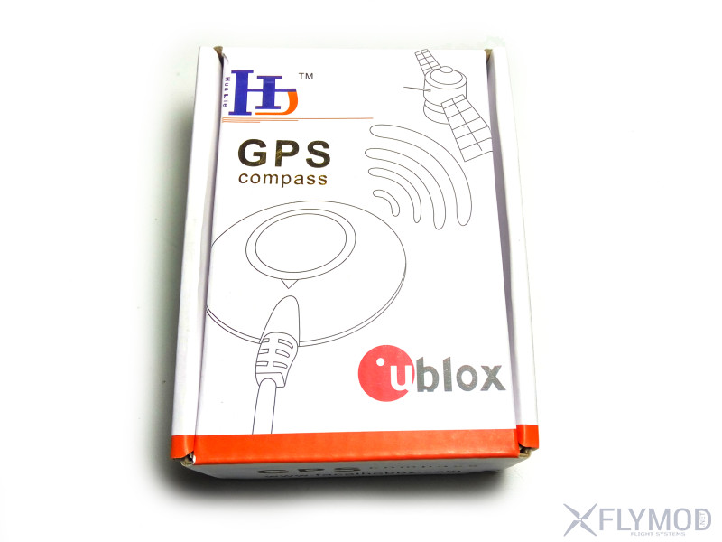 HJ Ublox NEO-M8N GPS модуль с компасом для APM с креплением коробка