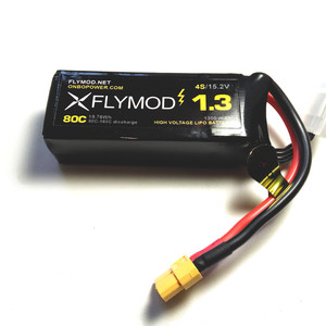Аккумулятор LiHV Flymod 1300 mAh 4s 15 2V 80С  ONBO  Для мини квадрокоптеров 180  210
