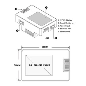 Зарядное устройство iSDT Astor SC-608 для LiPo  Оригинал  схема и габариты