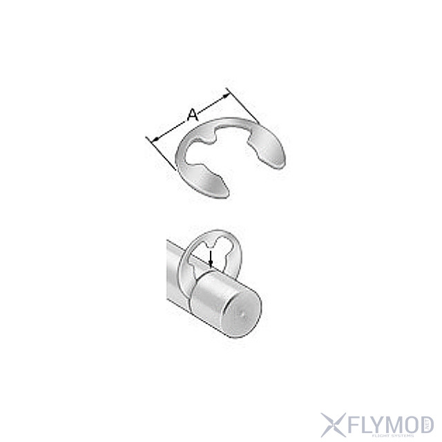 Запасные стопорные кольца для замены при ремонте моторов Стопорное кольцо emax 2205rs