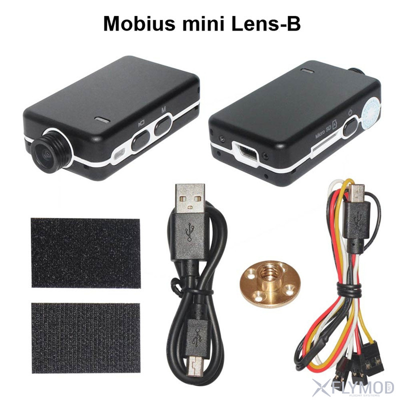 Мини экшн камера Mobius Mini 1080 60p комплектация
