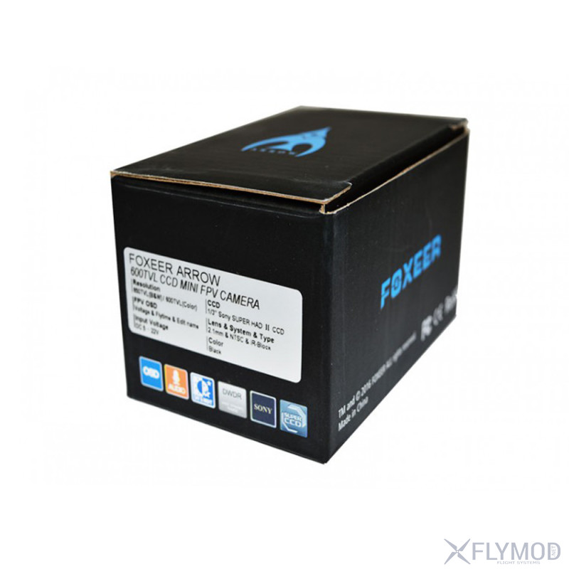 Камера для FPV Foxeer Arrow Mini Sony SUPER HAD II CCD 600TVL  Линза 2 8мм упаковка