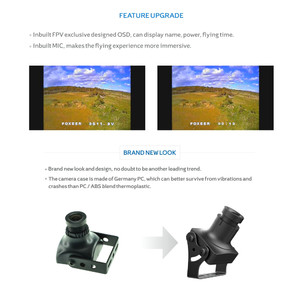 Камера для FPV Foxeer Arrow Mini Sony SUPER HAD II CCD 600TVL  Линза 2 8мм варианты  особенности отображения OSD