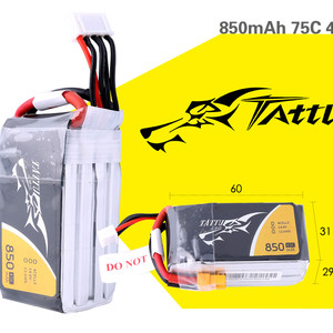 Аккумулятор Tattu R-Line 850mAh 75C 4S1P