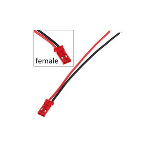 JST коннектор с кабелем [Female. Силиконовый кабель. 15см]