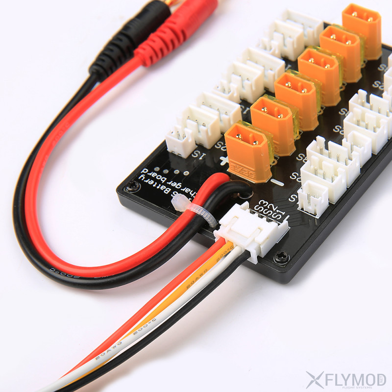 FPV IMAX B6 lithium battery plate expansion board XT60 2-6S 1-3S XT30 плата расширения параллельн зарядка панель коннектор свитч разветвитель