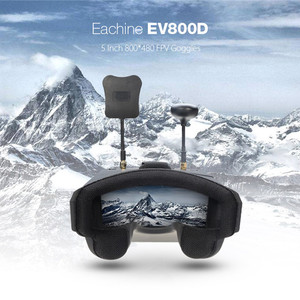 Видео шлем Eachine EV800D 5 8G 40CH Diversity для FPV полетов диверсити монитор двр приемник видеозапись