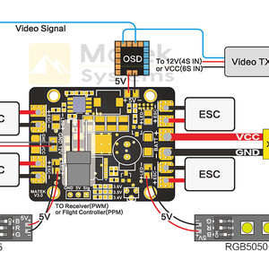 matek power distribution board dual bec led light control tracker low voltage alarm LED   POWER HUB 5 in 1 v3 плата разводки питания бэк 5В 12В светодиод матек
