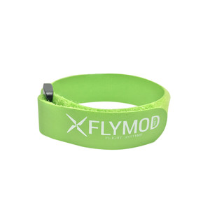 Прорезиненная липучка FlyMod 21см, 25см, 30см для LiPo аккумулятора [Зеленый. 21см]