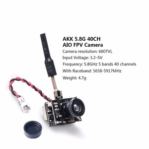 Микро камера с видеопередатчиком akk micro aio 5 8ghz на 40 каналов micro video camera transmitter all in one все в одном classic видео передатчик ba2