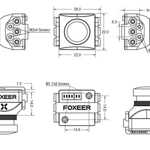 Камера для fpv аналоговая foxeer predator mini 1000tvl video camera analog фоксир видео pal v2 v3 v4 V5 5 cmos