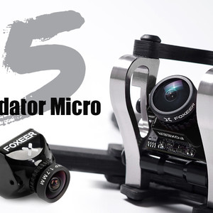 Камера для fpv foxeer predator micro 1000tvl 4 3 super wdr camera fpv video audio хищник аналоговая видео микро компактная v2 pal v4 cmos 1 7mm v5 5