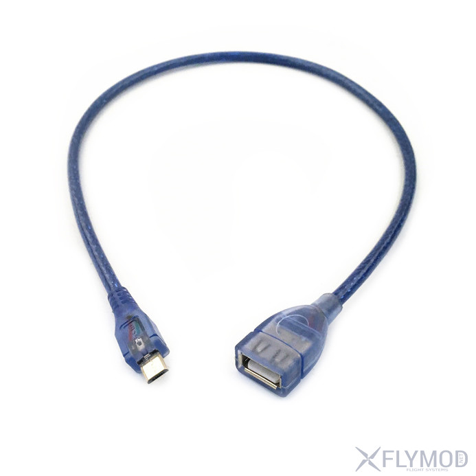 Кабель переходник OTG USB Female - microUSB Male adapter cable кабель разъем micro onthego провод