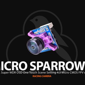 Камера для FPV RunCam Micro Sparrow 2 700TVL Super WDR CMOS 4 3 PAL analog camera video flight аналоговая видео фпв воробей микро