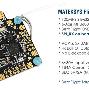 Контроллер полета matek f411-one со встроенным frsky приемником matekf411rx fc flight controller