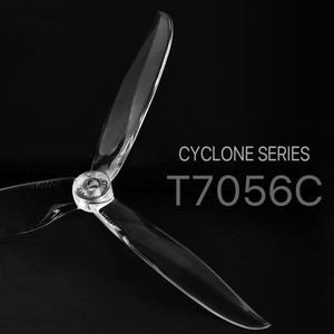 2 pairs 3-blade dalprop cyclone t7056c props for fpv racing Пропеллеры 7056 3 лопастные 2 пары cw ccw