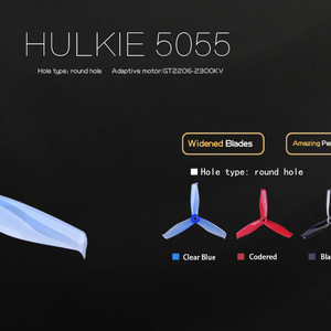 Пропеллеры gemfan hulkie 5055 durable 3 лопастные 3 blade props propellers
