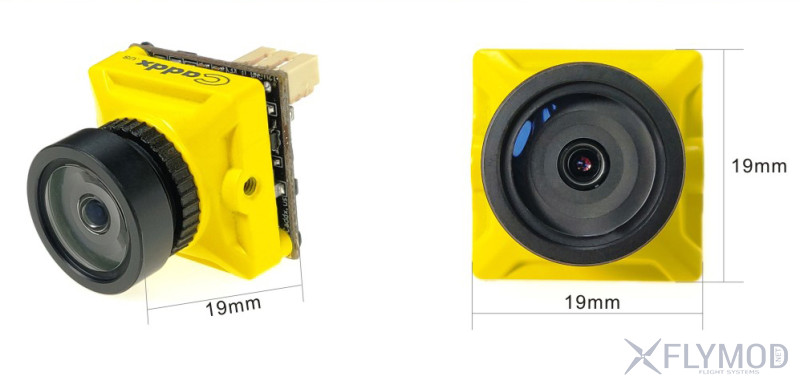 Камера для fpv caddx turbo s2 micro 600tvl 1 3  ccd 4 3 pal