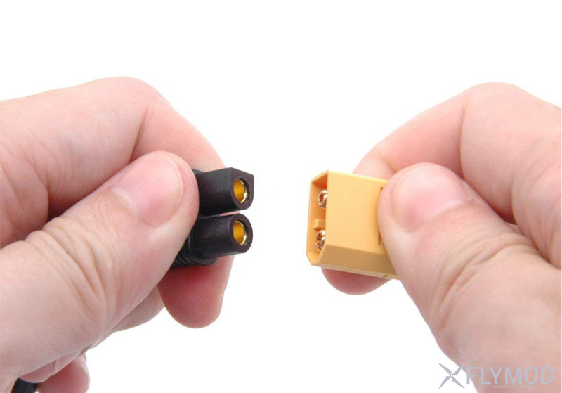 Кабель переходник xt60 dc 5 5 коннектор для питания от аккумулятора mini male bullet connector to male dc5525 ts100