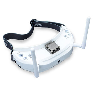 Видео очки для FPV Skyzone SKY03 V2 3D 5.8G Dual Diversity Receiver на 48 каналов [Белый]