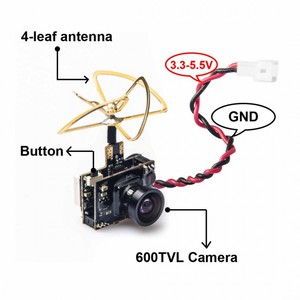 Микро камера с видео передатчиком akk a3 25mw 50mw 200mw 5 8ghz на 40 каналов aio fpv комплект