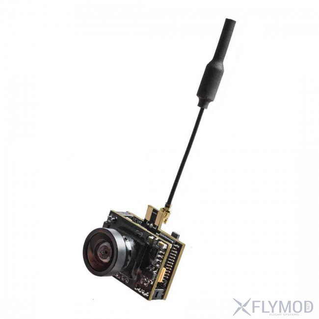 Микро камера с видео передатчиком akk a1-osd 25mw 5 8ghz на 48 каналов комплект