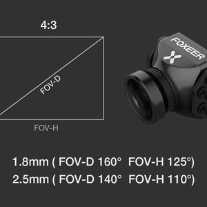 Камера для fpv foxeer falkor 1200tvl mini size camera 16 9 4 3 pal ntsc switchable gwdr