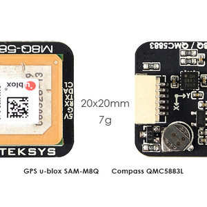 gps compass module Мини gps модуль с компассом matek sam m8q 5883 qmc5883l
