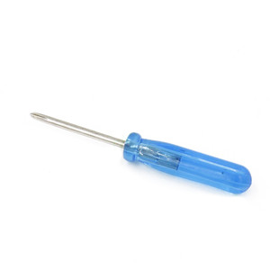 cross word mini blue plastic rod small screwdriver Микро крестовая отвертка 45 х 2мм