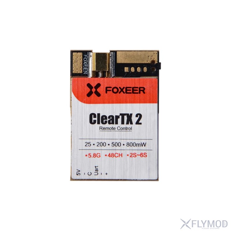 Видео передатчик foxeer clear tx v2 25 200 500 800mw 5 8g 48ch remote control vtx tx2 cleartx