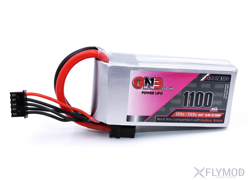 Аккумулятор gnb 1100mah 4s 14 8v 130c lipo gaoneng battery