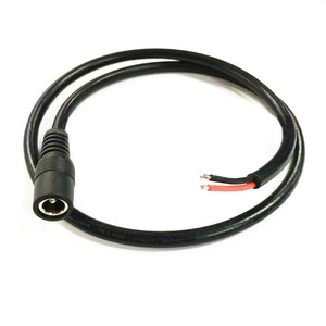 12v copper dc power cord Кабель с коннектором питания 5 5 х 2 1мм female под пайку male and female plug monitoring power cord
