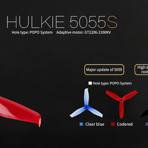Пропеллеры gemfan hulkie 5055 durable 3 лопастные 3 blade props propellers 5055s