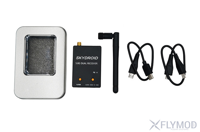 Приемник радио сигнала fpv 5 8g 150ch для android устройств receiver otg uvc андроид смартфон телефон fuav skydroid