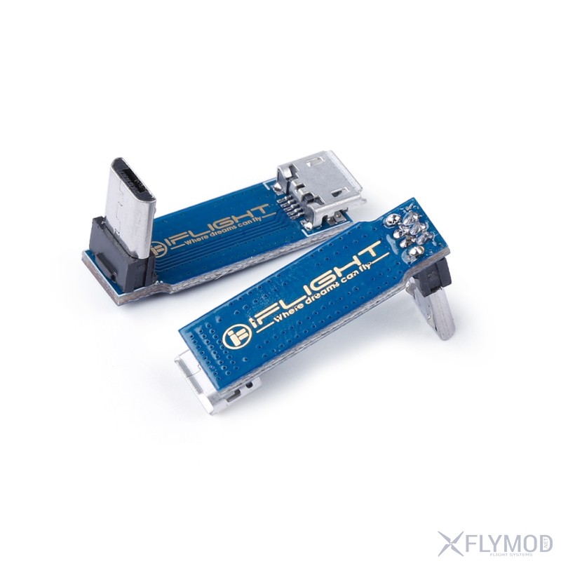 Угловой адаптер iflight micro usb l-типа tuning adapter board 90 degree adjustment parameter extension board right angle