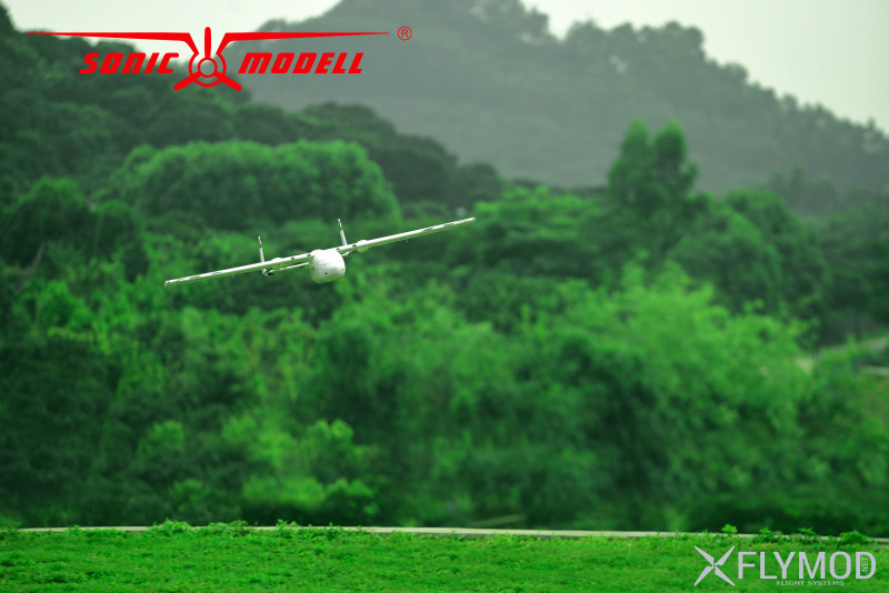 Самолет sonicmodell full scale skyhunter 1800мм pnp Wingspan EPO Long Range FPV UAV Platform RC Airplane kit