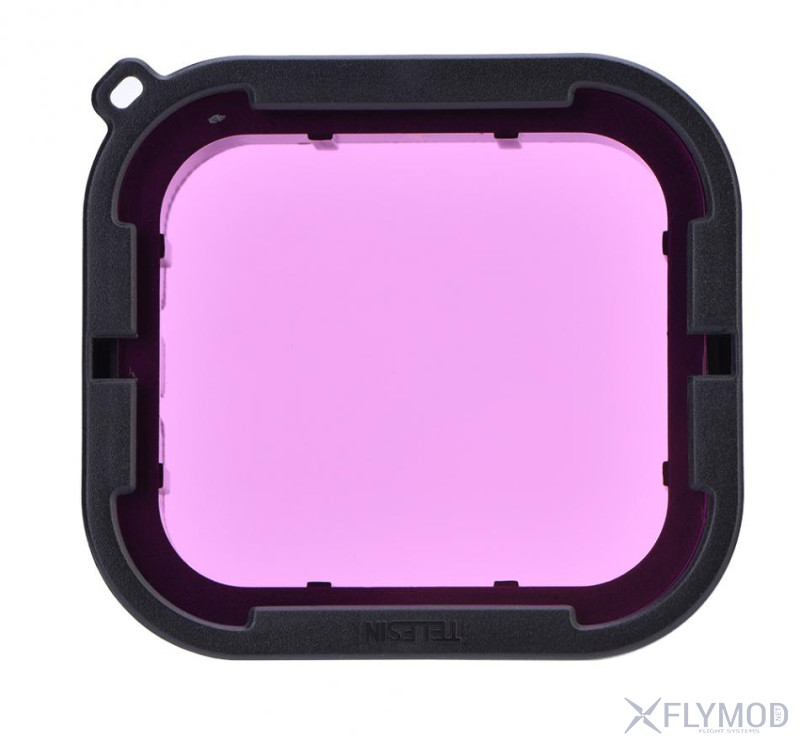 red purple filters for gopro hero 5 6 7 black Красный и фиолетовый подводные фильтры telesin для экшн камер