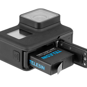 Аккумулятор telesin 1220mah 3 85v li-ion для экшн камер gopro here 5  6  7 батарея