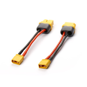 Переходник xt60 female - xt30 male c кабелем адаптер xt60h AMASS  to Adapter 16AWG Silicone Cable