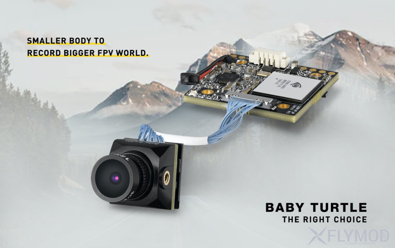 Камера для fpv caddx baby turtle 1080p 60fps 800tvl ntsc pal 16 9 4 3 fov 170 degree 1 8mm 7g glass lens super wdr hd