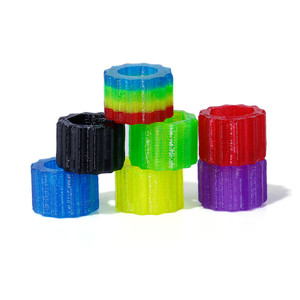 Комплект насадок на антенный разъем sma  разноцветная печать 3d printed tpu lollipop sma antenna wheel non-slip tightening 7 color set